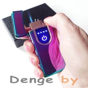 USB зажигалка  2 в 1: газ + импульс, градиент